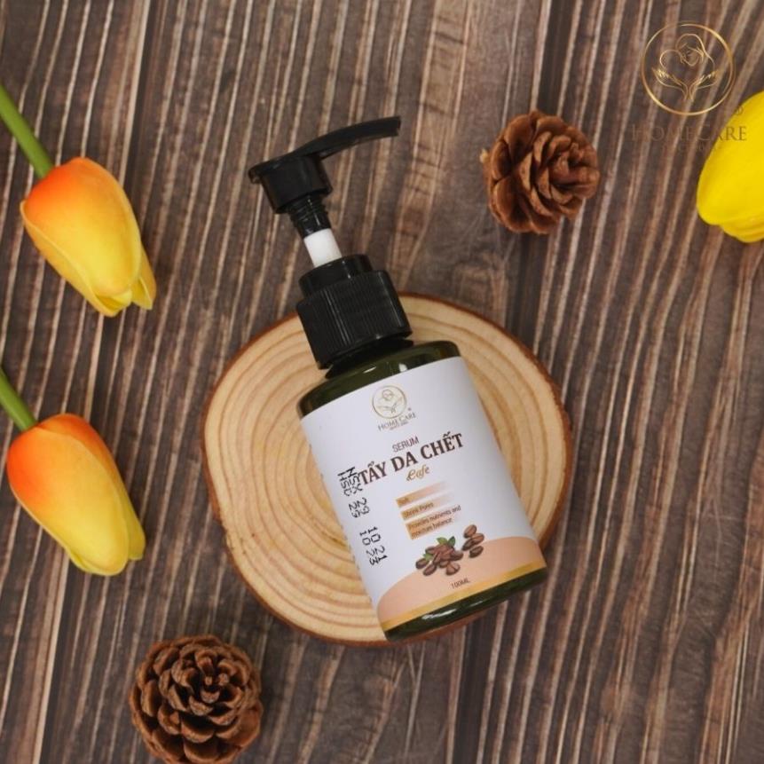 Tẩy da chết từ hạt cà phê Home Care giúp sáng da, sạch tế bào chết, dưỡng da căng mịn - chai 150ml dạng gel
