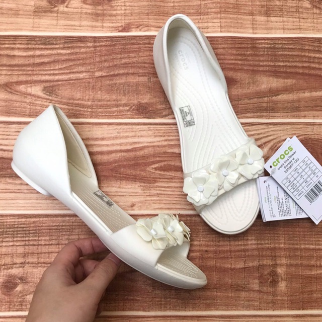 Sandal lina quai hoa  nhựa mềm êm cho nữ