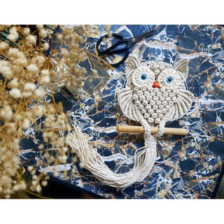  Cú macrame treo tường trang trí size nhỏ