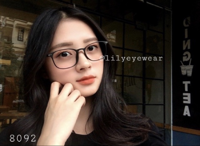 [Mã FARSSTGRE giảm 5K đơn bất kỳ] Gọng kính cận vuông, càng kính mảnh nhẹ 8092 | BigBuy360 - bigbuy360.vn