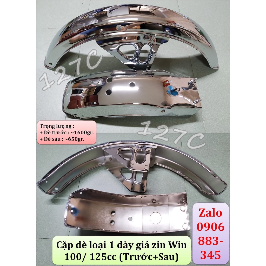 Dè trước + sau Win 100/ 125cc