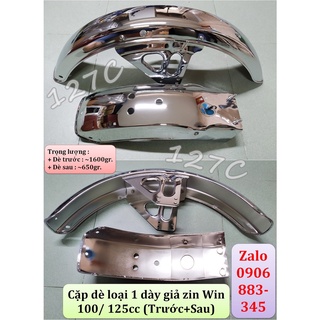 [HCM] Dè trước + sau Win 100/ 125cc (Loại 1 dày giả zin)