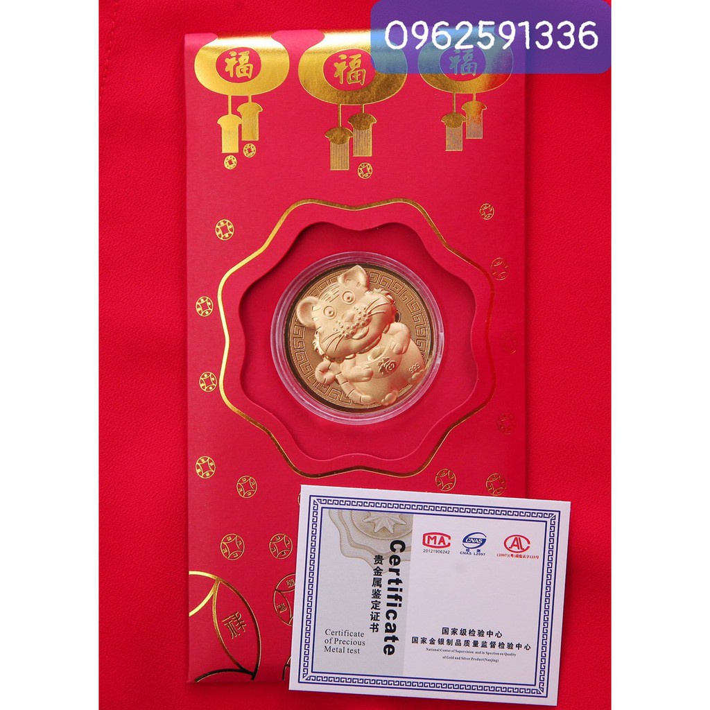 PVN40231 - Bao lì xì hình con cọp vàng (hổ vàng) 2022 nhâm dần may mắn thu hút tài lộc