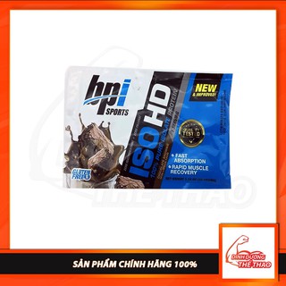 Gói thử Sample sữa tăng cơ bắp Bpi Bpisports Iso HD 100% whey isolate 1 lần dùng (32gram)