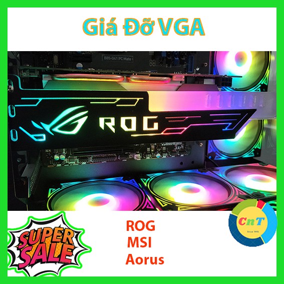 [Xả Kho - Thanh Lý]Giá Đỡ VGA RGB Đồng Bộ Hub CoolMoon 16 Triệu Màu 366 Hiệu Ứng