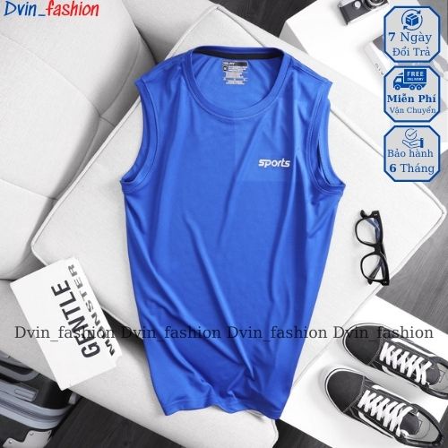 Áo ba lỗ nam Dvin_Fashion áo lót nam thể thao sát nách co giãn thấm hút mồ hôi, chất liệu thun siêu thoáng mát Sports