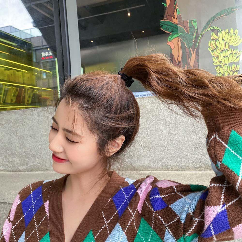 Kẹp Tóc Càng Cua Bằng Nhung Màu Đỏ Thời Trang Cho Nữ