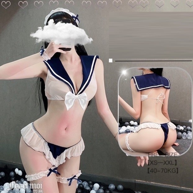 Bộ Cosplay Thủy thủ / Học Sinh Ren Bèo 1530 Sexy💕💕 | BigBuy360 - bigbuy360.vn