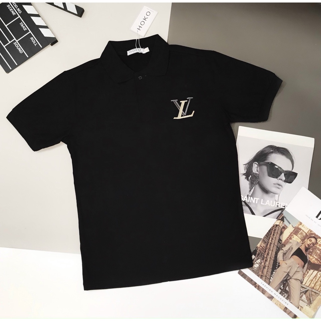 Áo thun polo nam thêu chữ LUIS FOREVER vải cotton cao cấp thiết kế sang trọng cực chất WEDO FASHION