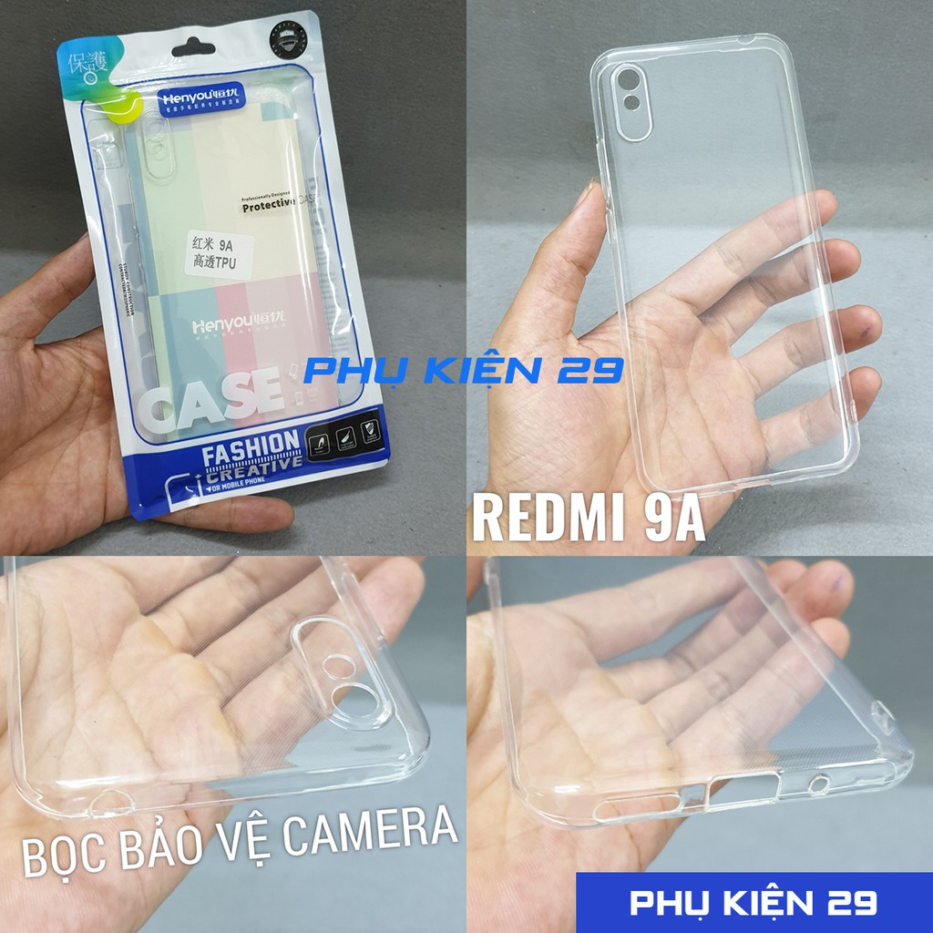 [Xiaomi Redmi 9A] Ốp lưng silicon dẻo cao cấp Henyou