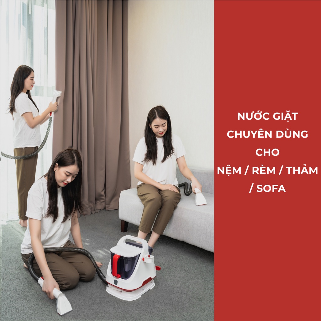 Nước giặt thảm, sofa hữu cơ ICHINI diệt khuẩn, khử mùi hôi dung tích 500ml
