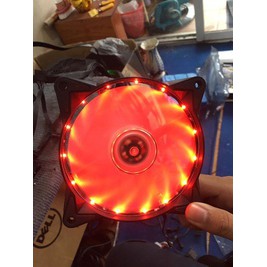 Fan Case Vitra Frost 12CM 15 LED Red
