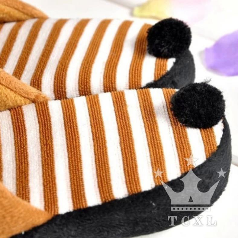 Dép bông đi trong nhà , Dép nữ PANDA đi trong nhà chống trượt giữ ấm chân cho mùa đông