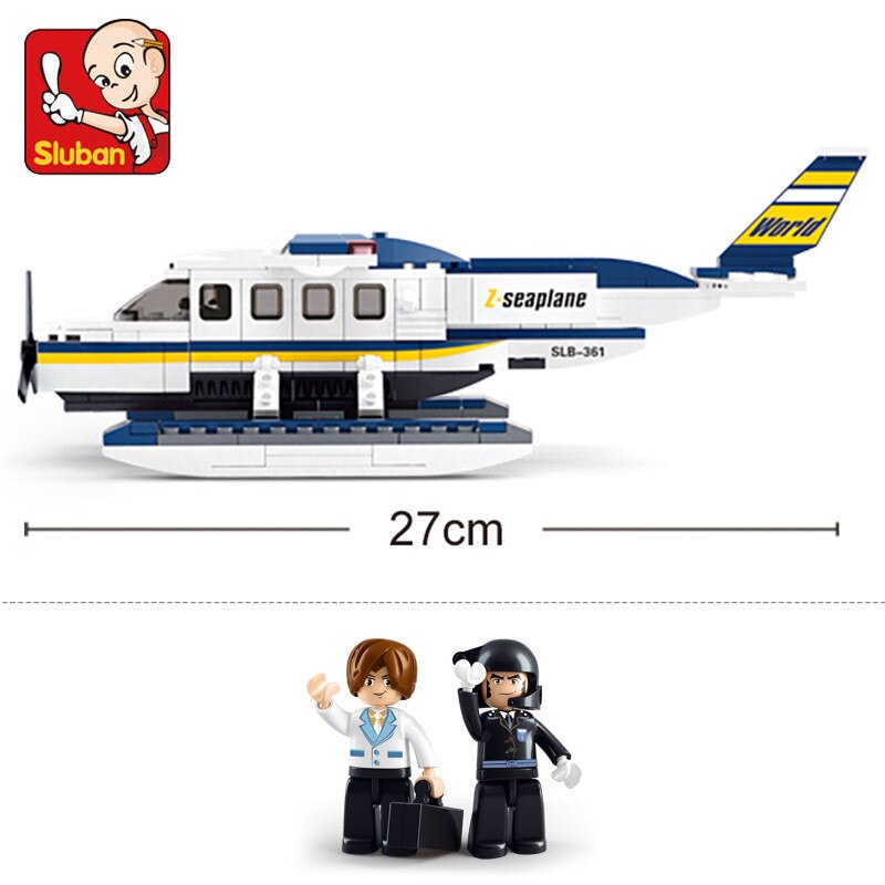 LEGO Bộ Đồ Chơi Lắp Ráp Mô Hình Sân Bay 214 Mảnh Sluban 0361