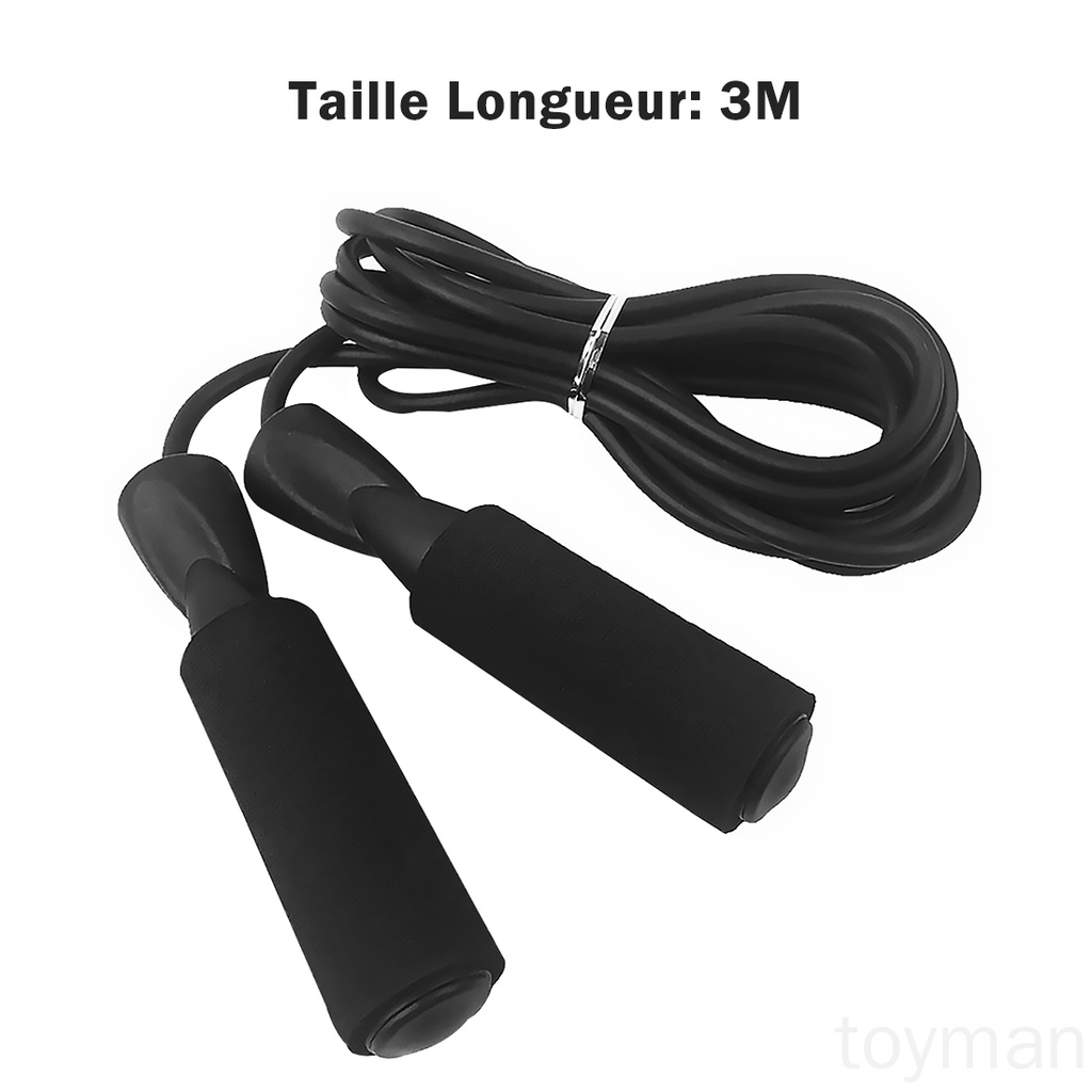 Dây nhảy tập thể dục có tay cầm chống trượt điều chỉnh được tiện dụng