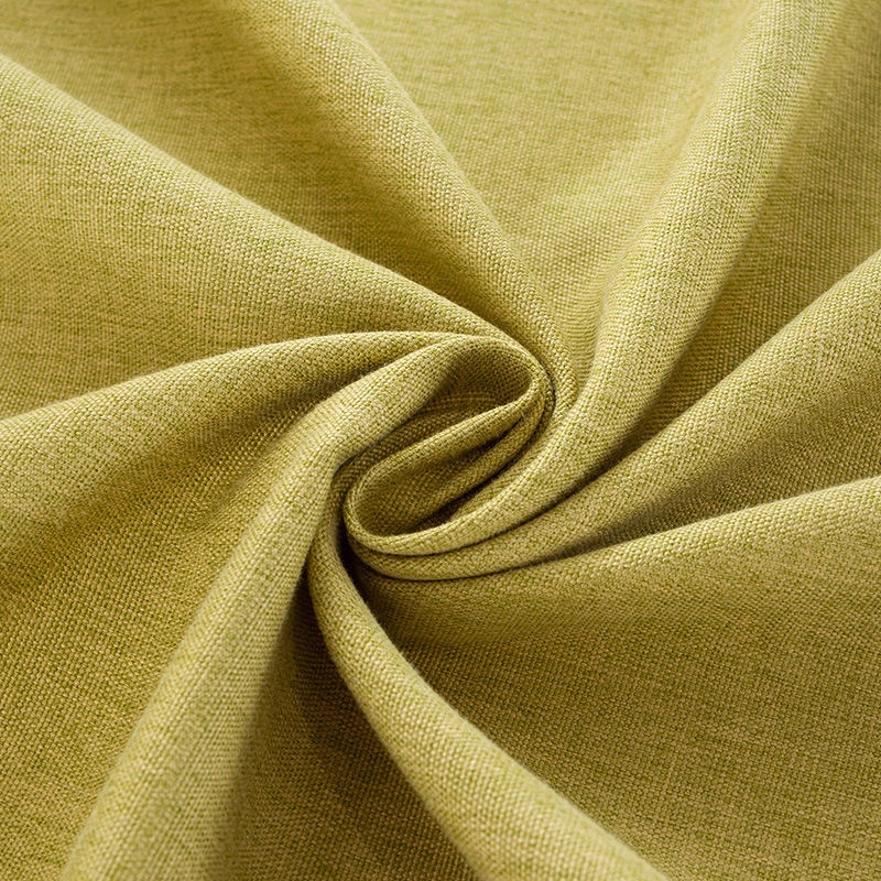 Khăn Trải Bàn Hình Chữ Nhật Vải Cotton Lanh Dày Màu Trơn Phong Cách Nhật Bản