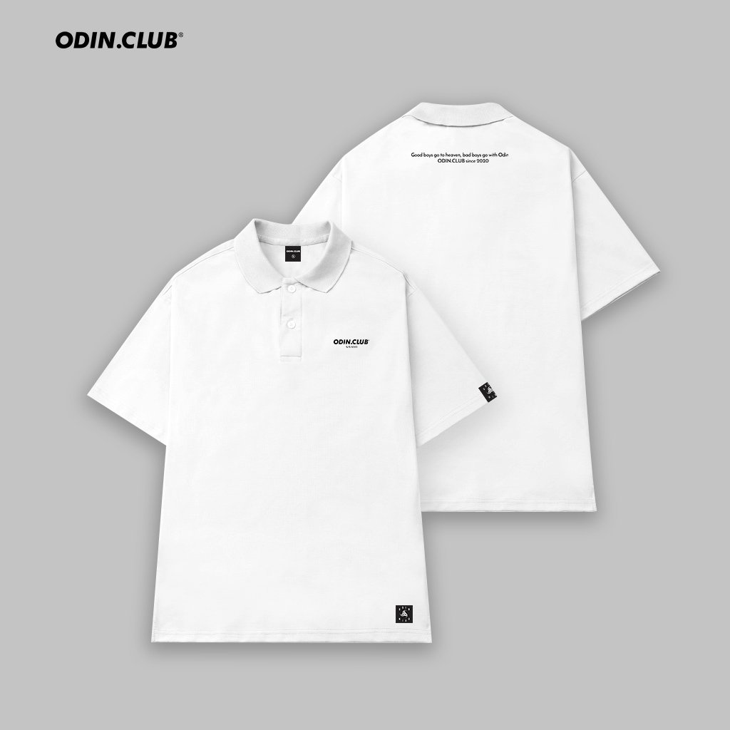 ÁO POLO OVERSIZE ODIN CLUB Nam nữ form rộng ÁO PHÔNG CỘC TAY CÓ CỔ FORM RỘNG NAM NỮ ODIN, LOCAL BRAND ODIN CLUB