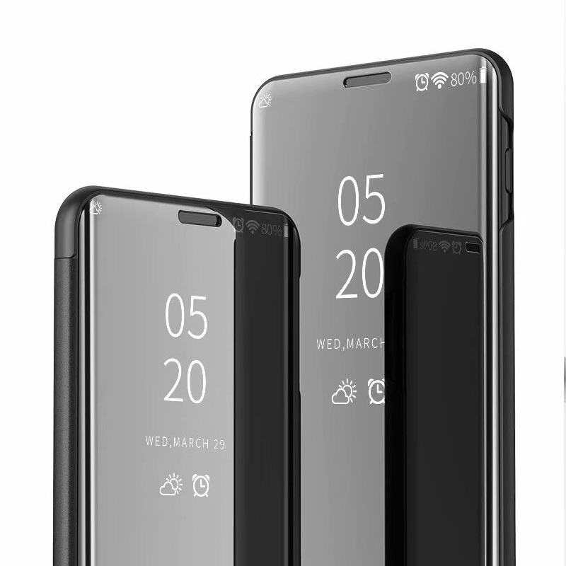 Bao da điện thoại nắp lật mặt gương sang trọng cho LG V30 Plus V40 V50 G8 Q60 K50 K50s V60 K61