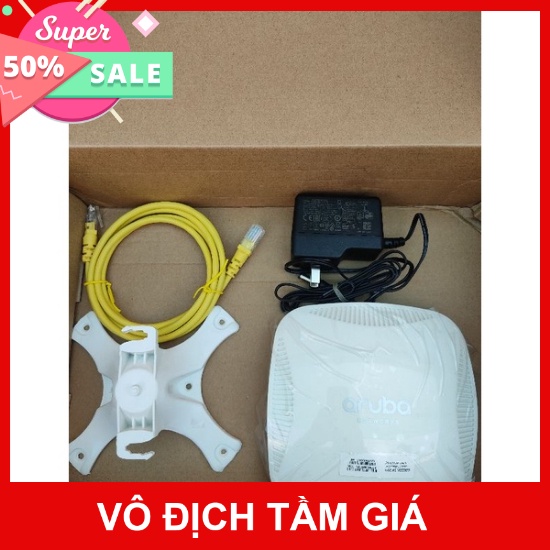 🍀Bộ Phát Sóng Wifi Mesh Aruba 205 chuẩn AC Loại Nhất New 99% - Còn tem hãng Serial mặt trước