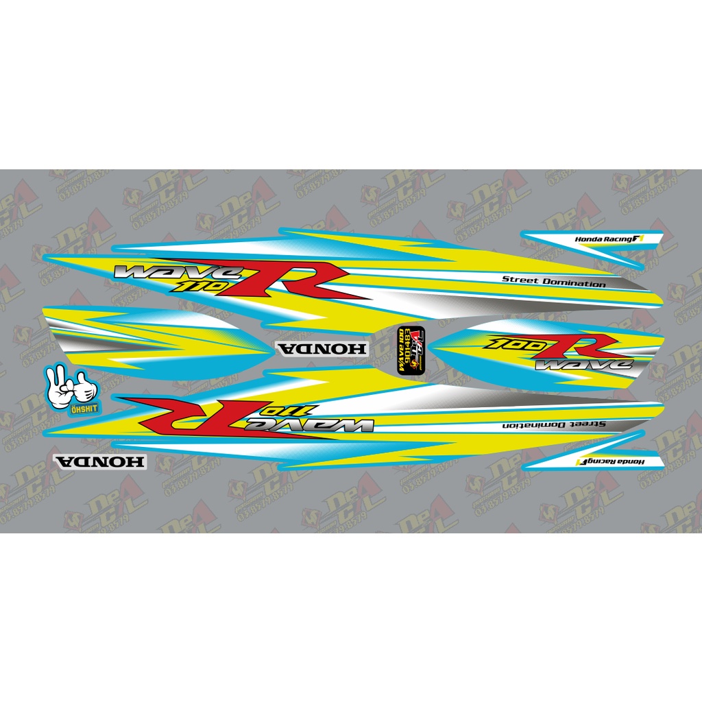 Tem rời Wave a 50 - 100 cc Đời 2006-2016 Mẫu wave R 901483