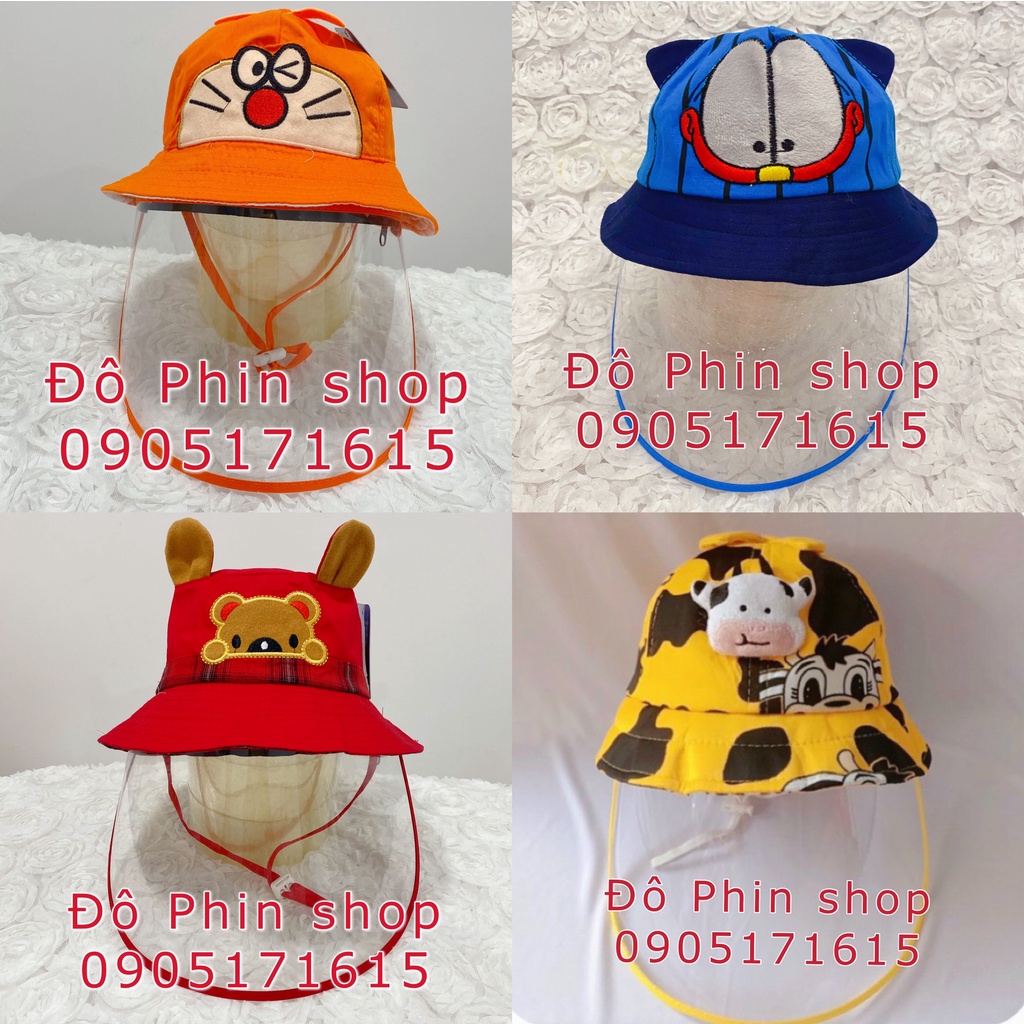 [Vòng đầu 48cm bé 0-2 tuổi] Mũ chắn giọt bắn cho bé, nhiều mẫu thời trang, màu sắc dễ thương
