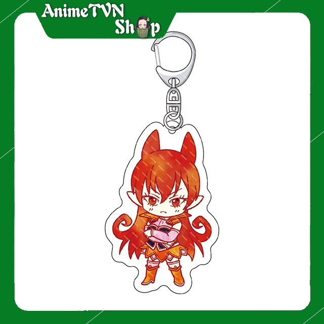 Móc khoá Mica dây xịn anime manga Mairimashita! Iruma-kun  - Nhựa Cứng Acrylic In 2 mặt sắc nét