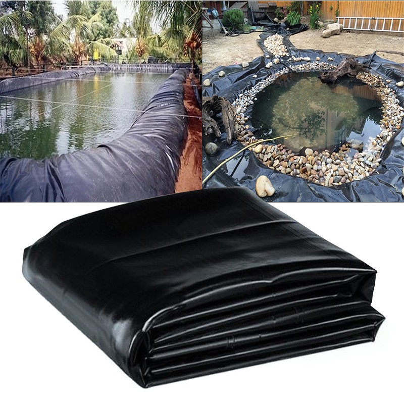 Tấm bạt lót ao cá bằng chất liệu HDPE màu đen 3x2m chịu được môi trường khắc nghiệt tiện dụng