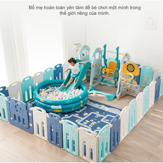 CẦU TUỘT + XÍCH ĐU + CẦU MÔN CHO BÉ