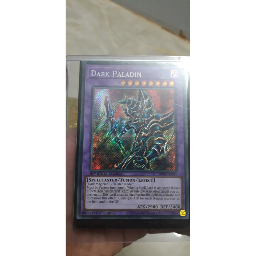 Dark Paladin - SBCB-EN021 - thẻ bài yugioh secret rare chính hãng [ tap hoa Quyen ]