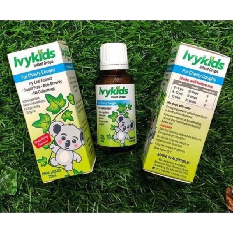 Siro giảm ho Ivy Kid 20ml Úc