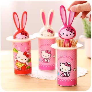 Hủ đựng tăm thỏ Hello Kitty