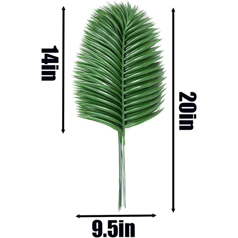 Bộ 12 Lá Cọ Giả Dùng Trang Trí