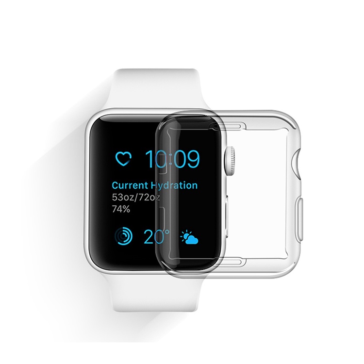Ốp Dẻo Bảo Vệ Màn Hình Cho Đồng Hồ Thông Minh Apple Watch VS Dây Nylon Series 7/6/5/SE/4/3/2/1 Size 38-40-41-42-44-45mm