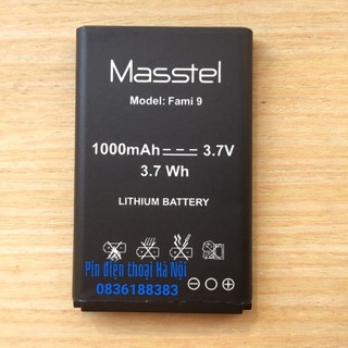 Pin thay thế Masstel Fami 9 -Chính hãng-Dung lượng 1000 mAh-Bảo hành 6 tháng