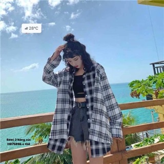 Áo sơmi hai hàng cúc -HĐ