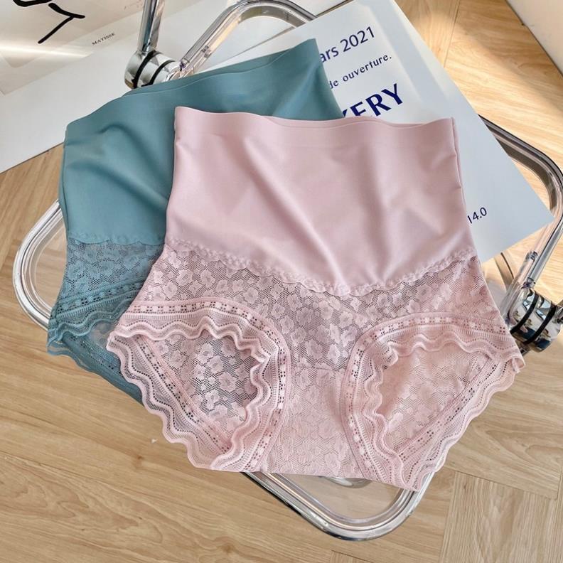 Quần Lót Nữ ❤️ Quần Gen Bụng Định Hình Chất Su Lạnh Phối Ren Cao Cấp 888
