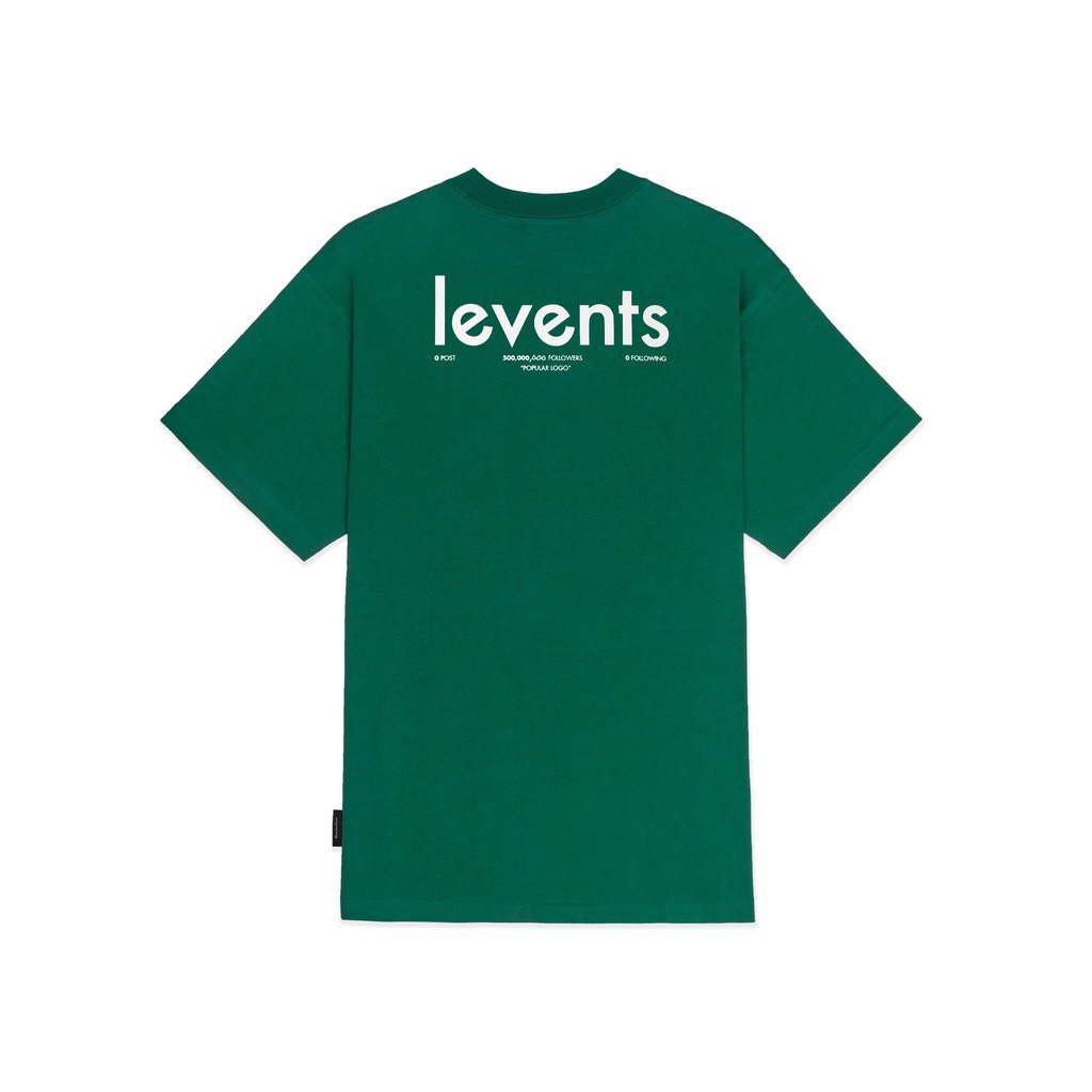 Áo Thun Local Brand Levents Xanh Lá Unisex Nam Nữ Full Mạc