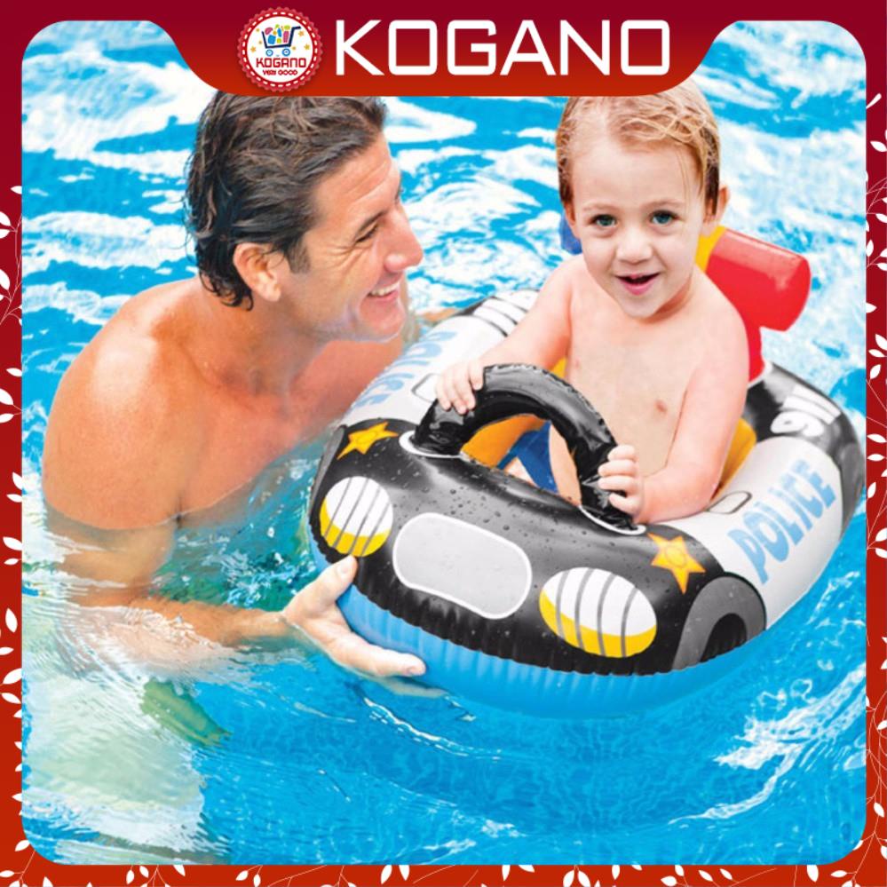 [Tặng bơm] Phao bơi cho bé KOGANO xỏ chân chống lật an toàn trẻ em hình xe hơi, máy bay, xe công trình SS-001100-B