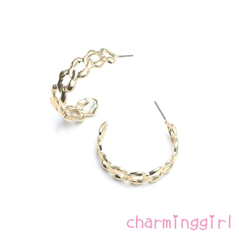 Bông tai hình chữ C thời trang dành cho nữ