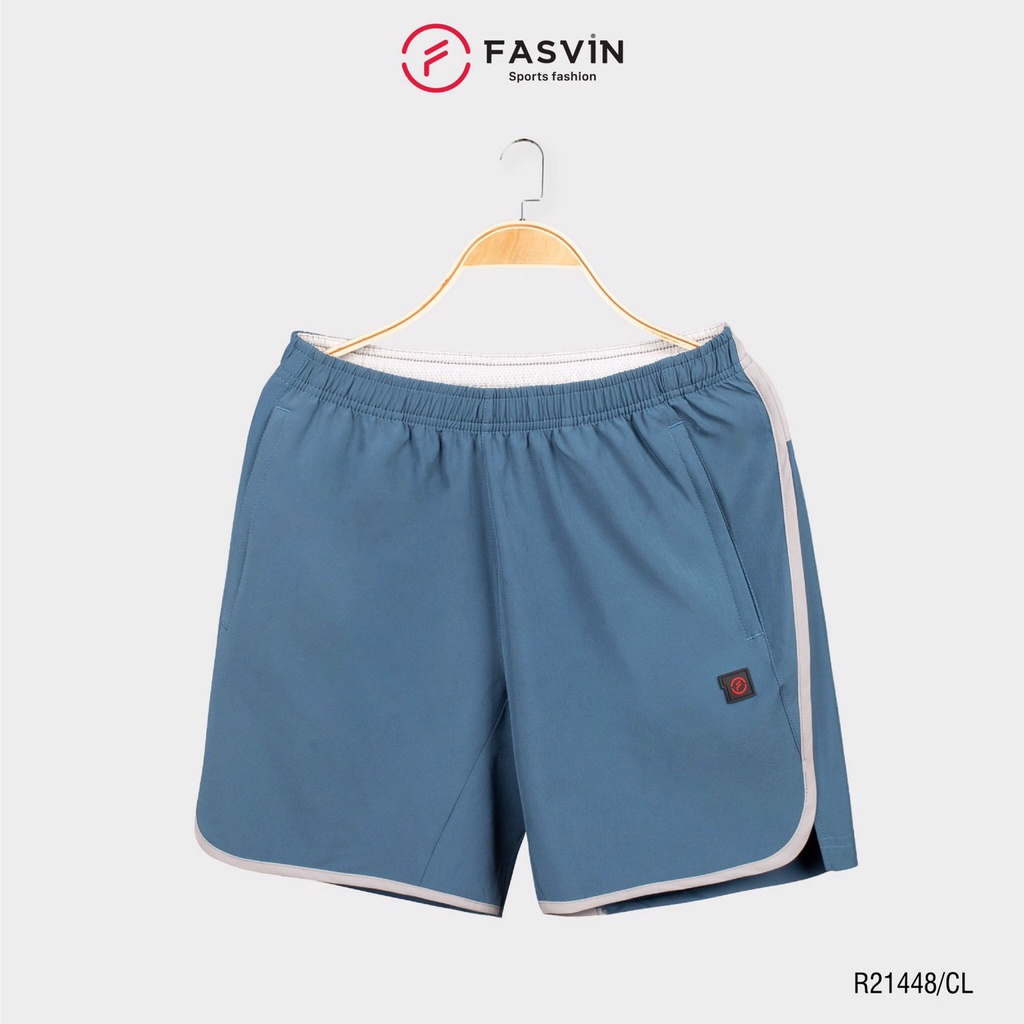 Quần đùi nam FASVIN vải gió siêu nhẹ thể thao khỏe khoắn, vận động thoải mái -Q21448- Q22498