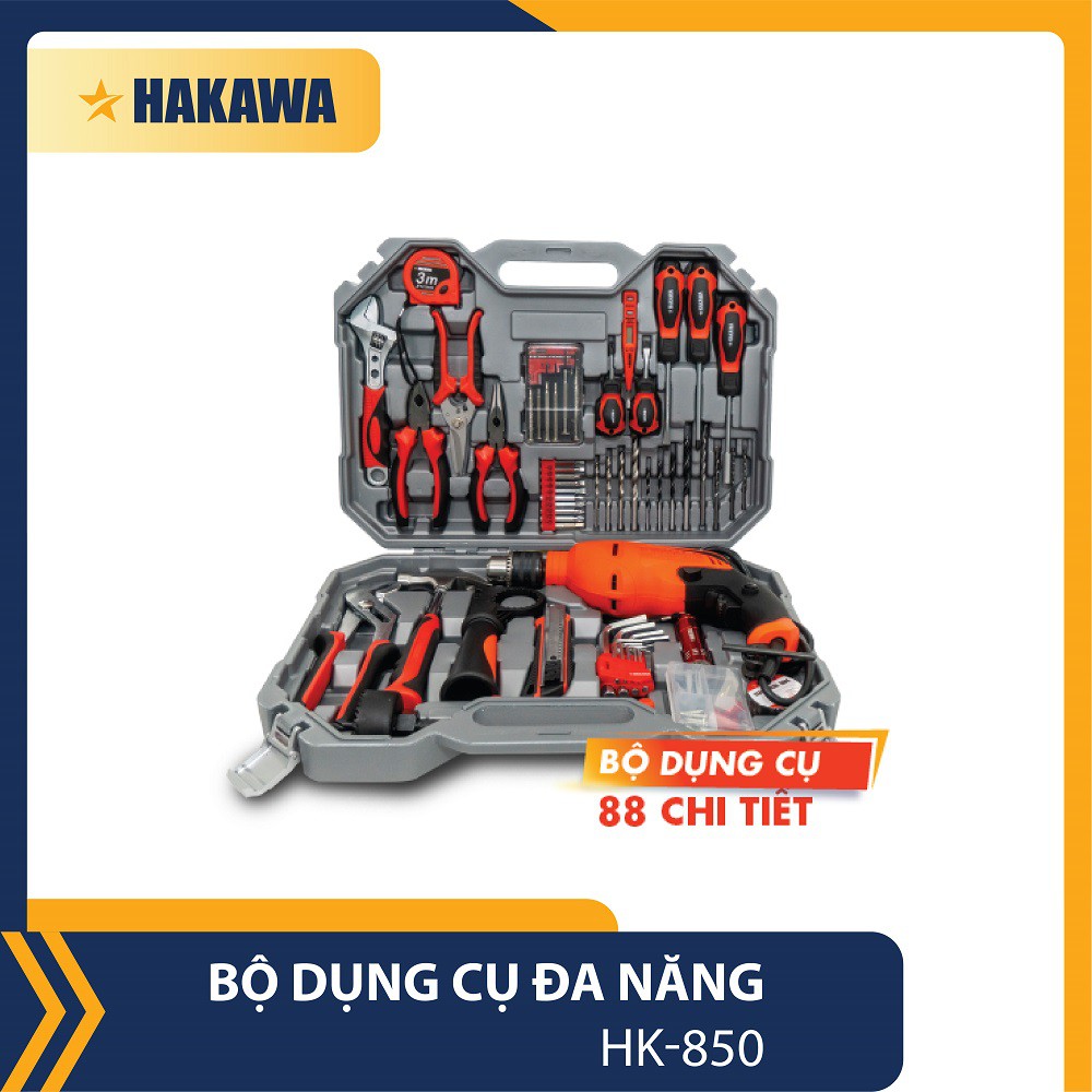 BỘ DỤNG CỤ ĐA NĂNG 88 CHI TIẾT HAKAWA - HK-850 - SẢN PHẨM CHÍNH HÃNG - BẢO HÀNH 2 NĂM