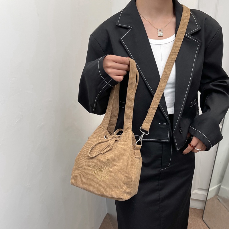 Túi Xách Nữ Vải Nhung Cỡ Nhỏ Thời Trang