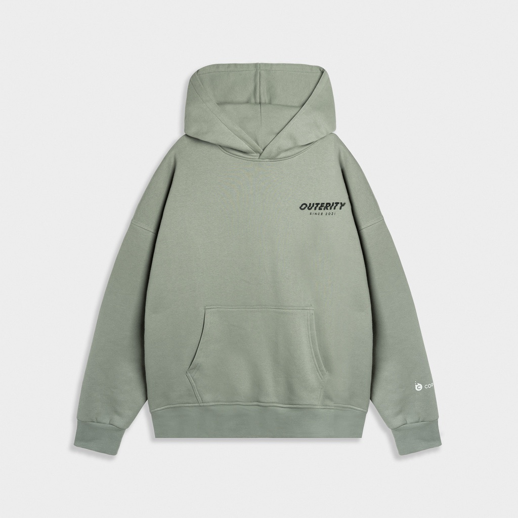 Áo Khoác local brand Hoodie Nỉ Nam Nữ Outerity Mini Signature / Nỉ Bông ORP211