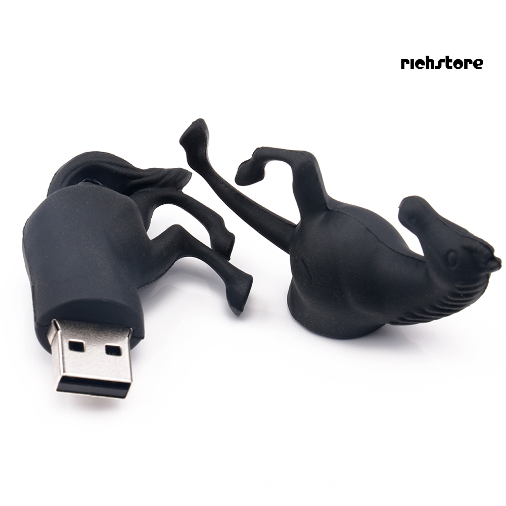 Usb Hình Chú Ngựa Đen Xwbccx 512mb / 1g / 2g / 4g / 8g / 16g / 32g / 64g | BigBuy360 - bigbuy360.vn