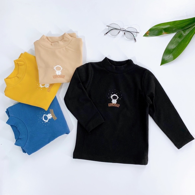 Áo giữ nhiệt trẻ em. dành cho bé 8-20kg Monstore. Chất cotton borip mềm mịn, thấm hút tốt. Kèm Ảnh video shop tự quay