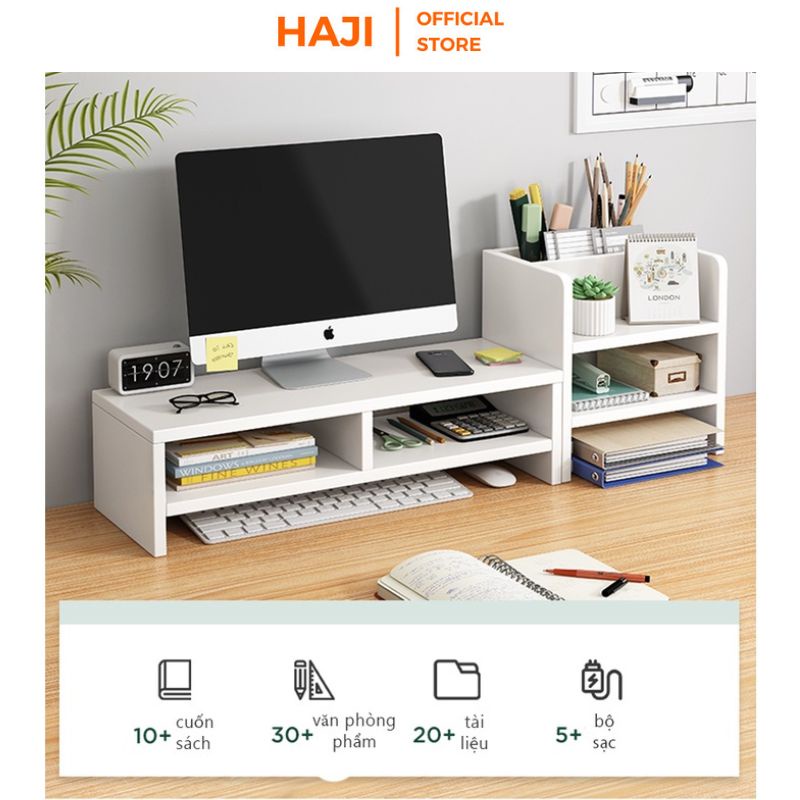 Kệ đỡ máy tính HAJI chống gù lưng khi làm việc 2 màu lựa chọn A184