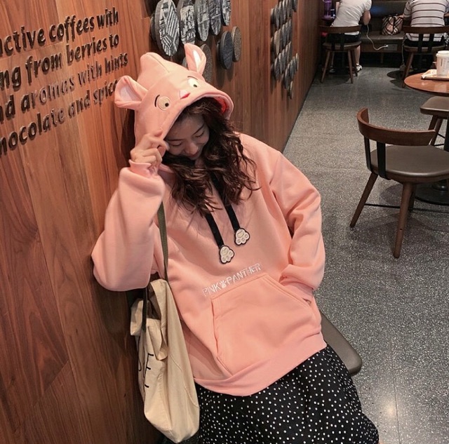 (ORDER) Áo Hoodie nỉ mũ gắn tai thú và dây rút cực xinh |HÌNH THẬT Ở CUỐI| | BigBuy360 - bigbuy360.vn