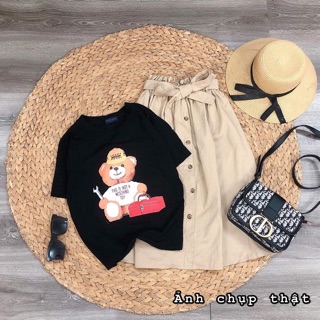 ❤️ SET ÁO THUN GẤU+CHÂN VÁY