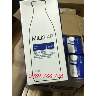 Sữa tươi nguyên kem MILKLAB từ Úc 1L - dùng trong pha chế cà phê trà sữa cực ổn, art thoải mái cực ngon