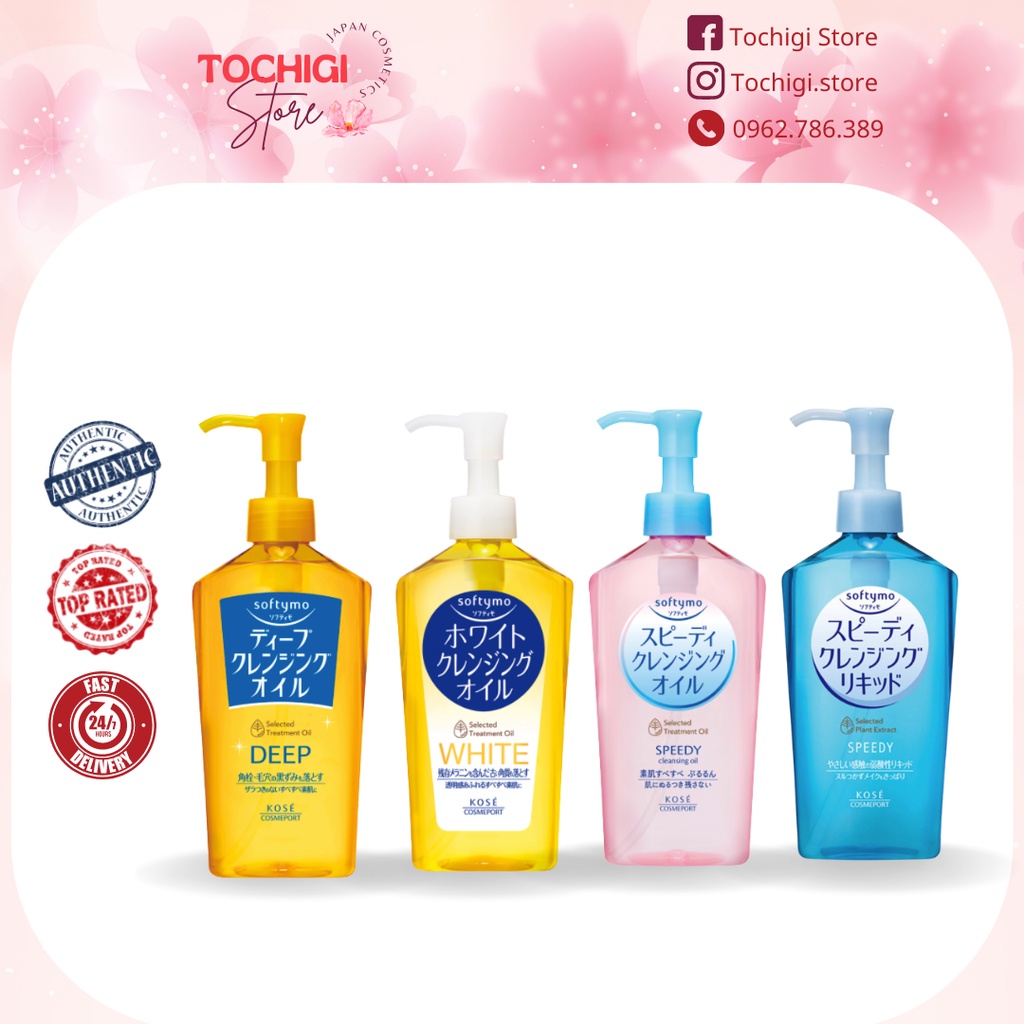 Dầu tẩy trang Kose Softymo Cleansing Nhật Bản